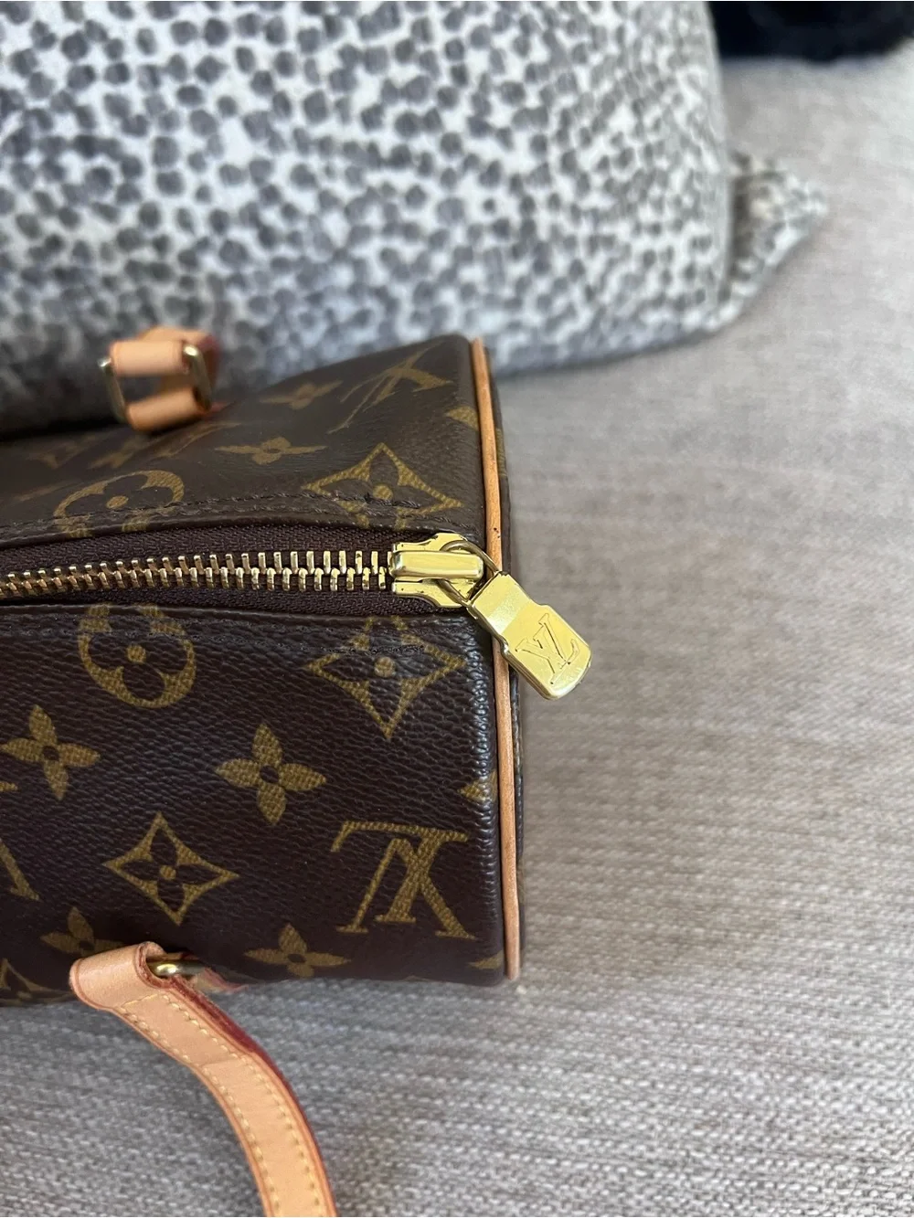 Louis Vuitton Monogram Papillon 26 Barrel Boston Bag